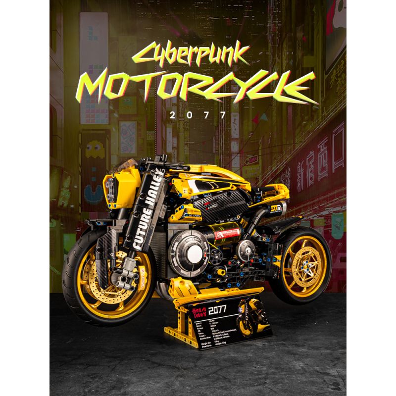 K BOX 10506 non  ĐIỆN TỬ 2077 tỷ lệ 1:5 bộ đồ chơi xếp lắp ráp ghép mô hình  HARILAY DAVVIS 2077 Kỹ Thuật Công Nghệ Cao Mô Hình Phương Tiện 1981 khối