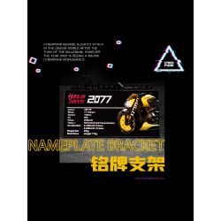 K BOX 10506 non  ĐIỆN TỬ 2077 tỷ lệ 1:5 bộ đồ chơi xếp lắp ráp ghép mô hình  HARILAY DAVVIS 2077 Kỹ Thuật Công Nghệ Cao Mô Hình Phương Tiện 1981 khối