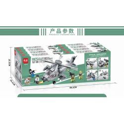MINGDI K210 non  SỰ KẾT HỢP QUÂN ĐỘI CỨU HỘ TIÊN PHONG 4 bộ đồ chơi xếp lắp ráp ghép mô hình Military Army RESCUE VANGUARD MILITARY Quân Sự Bộ Đội 567 khối