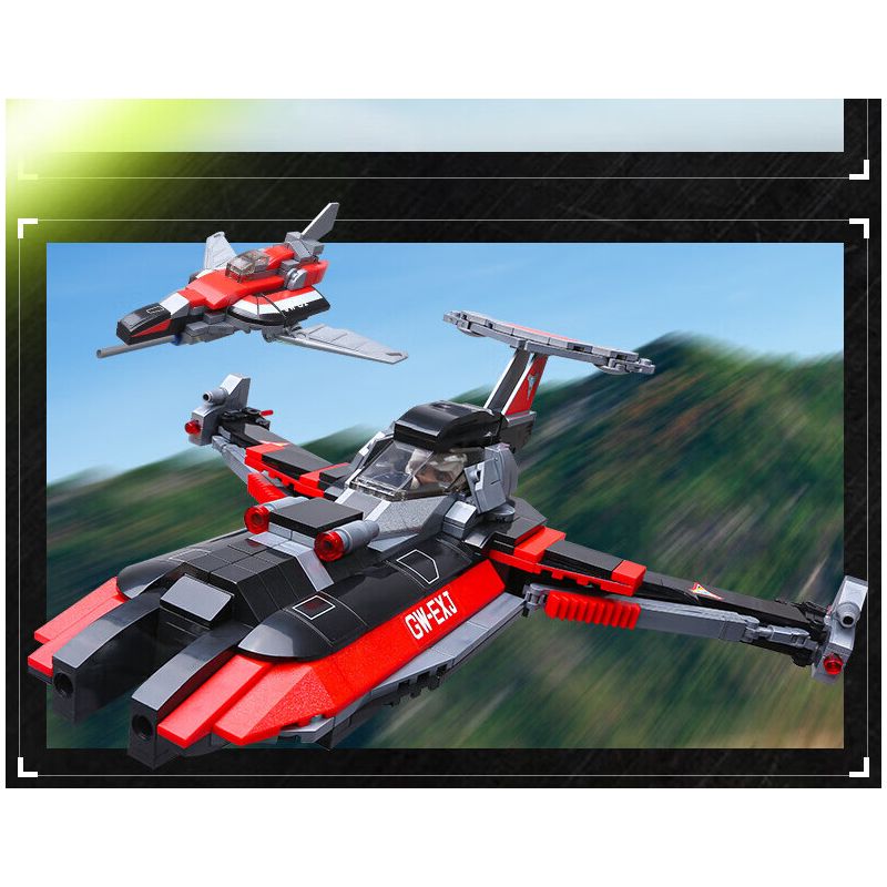 Enlighten 75037 Qman 75037 non  CHIM ÉN CHIẾN THẮNG 1 bộ đồ chơi xếp lắp ráp ghép mô hình Ultraman Vệ Binh Vũ Trụ Siêu Nhân Điện Quang 470 khối