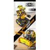 PanlosBrick 675003 Panlos Brick 675003 non  ROBOT ???I ĐẤT THÔNG MINH 2 THAY ĐỔI bộ đồ chơi xếp lắp ráp ghép mô hình 730 khối