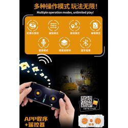 PanlosBrick 675003 Panlos Brick 675003 non  ROBOT ???I ĐẤT THÔNG MINH 2 THAY ĐỔI bộ đồ chơi xếp lắp ráp ghép mô hình 730 khối