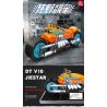 JIESTAR 92305 non  ĐUA XE NHỰA ĐƯỜNG DODGE TOMAHAWK V10 bộ đồ chơi xếp lắp ráp ghép mô hình 245 khối