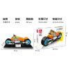 JIESTAR 92305 non  ĐUA XE NHỰA ĐƯỜNG DODGE TOMAHAWK V10 bộ đồ chơi xếp lắp ráp ghép mô hình 245 khối