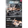 JIESTAR 92304 non  XE MÁY TRƯỜNG GIANG 750 bộ đồ chơi xếp lắp ráp ghép mô hình CJ 750 361 khối