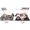 JIESTAR 92304 non  XE MÁY TRƯỜNG GIANG 750 bộ đồ chơi xếp lắp ráp ghép mô hình CJ 750 361 khối