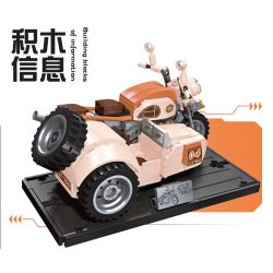 JIESTAR 92304 non  XE MÁY TRƯỜNG GIANG 750 bộ đồ chơi xếp lắp ráp ghép mô hình CJ 750 361 khối