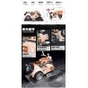 JIESTAR 92304 non  XE MÁY TRƯỜNG GIANG 750 bộ đồ chơi xếp lắp ráp ghép mô hình CJ 750 361 khối