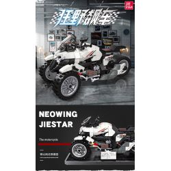 JIESTAR 92303 non  ĐUA XE NHỰA ĐƯỜNG HONDA NEOWING bộ đồ chơi xếp lắp ráp ghép mô hình HONDA NEO WING 346 khối