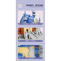 MOYU BLOCK MY92041 92041 non  LÂU ĐÀI NEUSCHWANSTEIN bộ đồ chơi xếp lắp ráp ghép mô hình Buildings NEUSCHWANSTEIN CASTLE 3948 khối