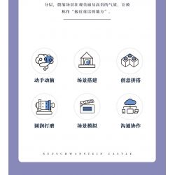 MOYU BLOCK MY92041 92041 non  LÂU ĐÀI NEUSCHWANSTEIN bộ đồ chơi xếp lắp ráp ghép mô hình Buildings NEUSCHWANSTEIN CASTLE 3948 khối