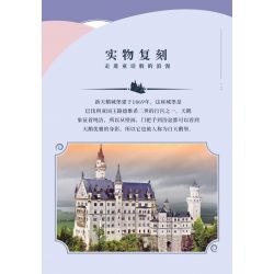 MOYU BLOCK MY92041 92041 non  LÂU ĐÀI NEUSCHWANSTEIN bộ đồ chơi xếp lắp ráp ghép mô hình Buildings NEUSCHWANSTEIN CASTLE 3948 khối