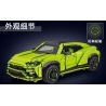 MouldKing 10019 Mould King 10019 non  BÒ RỪNG LAMBO tỷ lệ 1:16 bộ đồ chơi xếp lắp ráp ghép mô hình Creator Expert LAMBO URUS Chuyên Gia Sáng Tạo 1538 khối