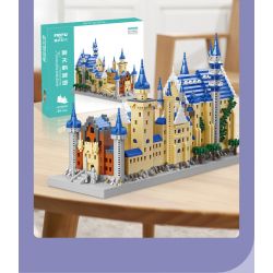 MOYU BLOCK MY92041 92041 non  LÂU ĐÀI NEUSCHWANSTEIN bộ đồ chơi xếp lắp ráp ghép mô hình Buildings NEUSCHWANSTEIN CASTLE 3948 khối