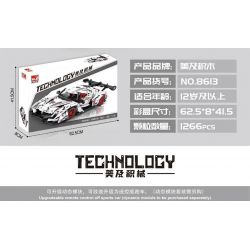 BEAUTY AND 8613 8614 8619 8615 non  SIÊU XE tỷ lệ 1:14 bộ đồ chơi xếp lắp ráp ghép mô hình  Kỹ Thuật Công Nghệ Cao Mô Hình Phương Tiện 1266 khối