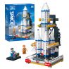 MOYU BLOCK MY95035 95035 non  THÁM HIỂM KHÔNG GIAN TÊN LỬA 1 bộ đồ chơi xếp lắp ráp ghép mô hình Space 749 khối