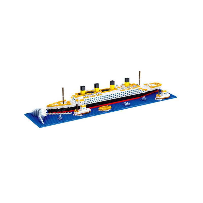 FUN IMAGINATION LZ8026 8026 non Lego TÀU DU LỊCH TITANIC bộ đồ chơi xếp lắp ráp ghép mô hình Creator Sáng Tạo 2338 khối