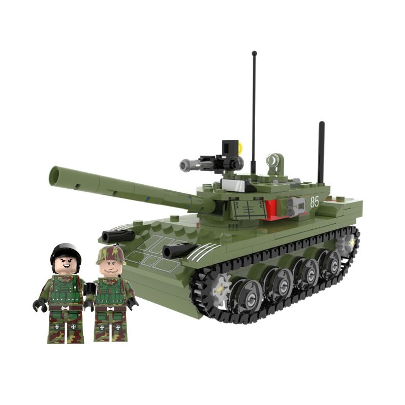 ZHEGAO QL910 non Lego XE TĂNG QUÂN ĐỘI bộ đồ chơi xếp lắp ráp ghép mô hình Military Army MILITARY TANK Quân Sự Bộ Đội 327 khối