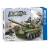 ZHEGAO QL910 non  XE TĂNG QUÂN ĐỘI bộ đồ chơi xếp lắp ráp ghép mô hình Military Army MILITARY TANK Quân Sự Bộ Đội 327 khối