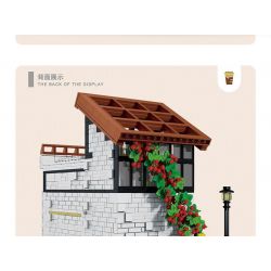 MorkModel 031062 Mork Model 031062 non  CAFE ÁNH NẮNG THỜI GIAN bộ đồ chơi xếp lắp ráp ghép mô hình Modular Buildings COFFE HOME Mô Hình Nhà Cửa 1512 khối