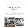 MorkModel 031062 Mork Model 031062 non  CAFE ÁNH NẮNG THỜI GIAN bộ đồ chơi xếp lắp ráp ghép mô hình Modular Buildings COFFE HOME Mô Hình Nhà Cửa 1512 khối