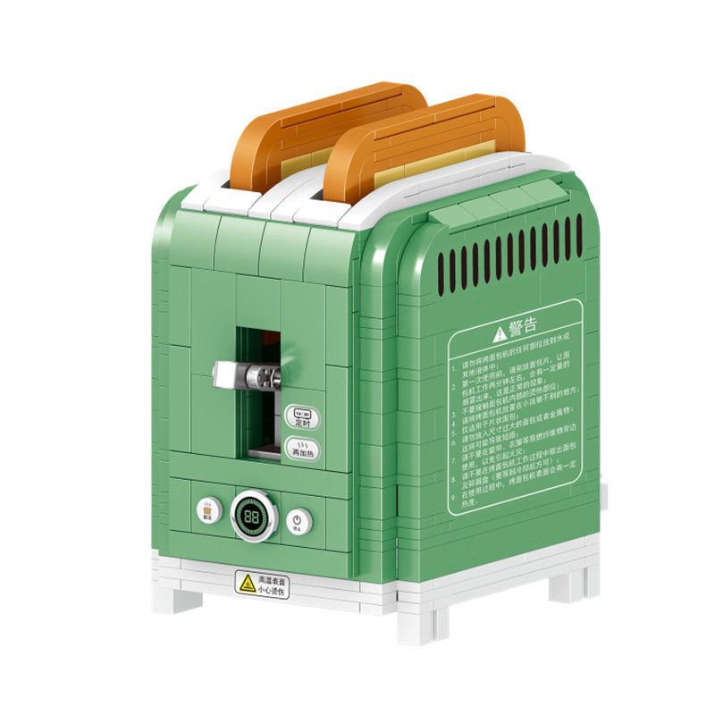 ZHEGAO 01036 non Lego MÁY BÁNH MÌ bộ đồ chơi xếp lắp ráp ghép mô hình Creator BREAD MACHINE Sáng Tạo 456 khối