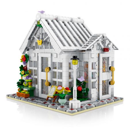 MorkModel 031061 Mork Model 031061 non  SUNSHINE FLOWER HOUSE CỬA HÀNG HOA THỜI GIAN bộ đồ chơi xếp lắp ráp ghép mô hình Modular Buildings FLOWER SHOP Mô Hình Nhà Cửa 1593 khối