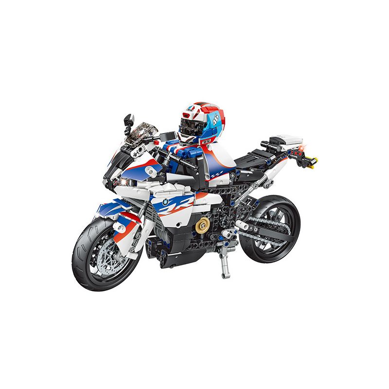 WOMA C0914 0914 non Lego SIÊU XE BMW S1000RR bộ đồ chơi xếp lắp ráp ghép mô hình Technic Kỹ Thuật Công Nghệ Cao Mô Hình Phương Tiện 1036 khối