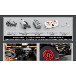 SEMBO 701039 non  THAY ĐỔI XE ĐỊA HÌNH THỢ SĂN CỔ ĐIỆN tỷ lệ 1:14 bộ đồ chơi xếp lắp ráp ghép mô hình  Kỹ Thuật Công Nghệ Cao Mô Hình Phương Tiện 2453 khối