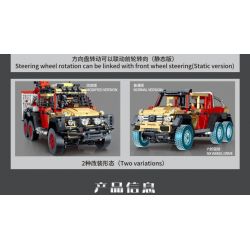 SEMBO 701039 non  THAY ĐỔI XE ĐỊA HÌNH THỢ SĂN CỔ ĐIỆN tỷ lệ 1:14 bộ đồ chơi xếp lắp ráp ghép mô hình  Kỹ Thuật Công Nghệ Cao Mô Hình Phương Tiện 2453 khối