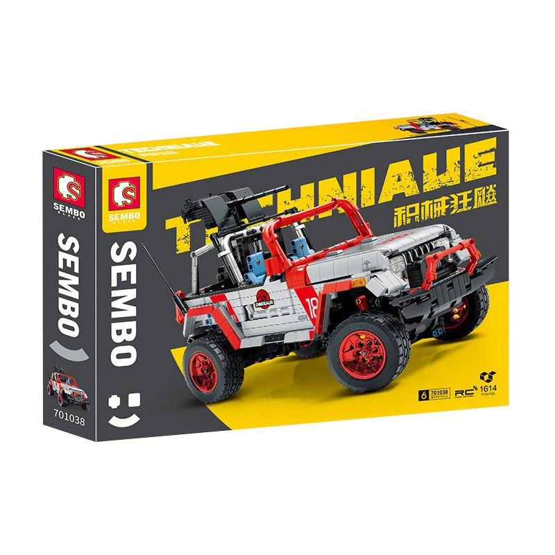 SEMBO 701038 non  XE ĐỊA HÌNH PIONEER NGUYÊN BẢN 1:14 tỷ lệ 1:14 bộ đồ chơi xếp lắp ráp ghép mô hình  Kỹ Thuật Công Nghệ Cao Mô Hình Phương Tiện 1614 khối