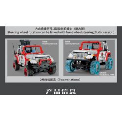 SEMBO 701038 non  XE ĐỊA HÌNH PIONEER NGUYÊN BẢN 1:14 tỷ lệ 1:14 bộ đồ chơi xếp lắp ráp ghép mô hình  Kỹ Thuật Công Nghệ Cao Mô Hình Phương Tiện 1614 khối