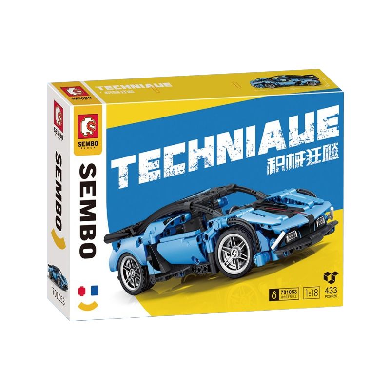 SEMBO 701053 non  THỜI VĨNH DIÊU tỷ lệ 1:18 bộ đồ chơi xếp lắp ráp ghép mô hình  Kỹ Thuật Công Nghệ Cao Mô Hình Phương Tiện 433 khối