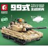 SEMBO 203130 203131 203132 203133 203134 203135 203136 203137 203138 203129 non  XE TĂNG CHIẾN ĐẤU CHỦ LỰC KIỂU 99 10 TỔ HỢP bộ đồ chơi xếp lắp ráp ghép mô hình TYPE 99 MAIN BATTLE TANK 428 khối