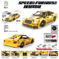 K BOX 10244 non  XE BENTLEY tỷ lệ 1:14 bộ đồ chơi xếp lắp ráp ghép mô hình SPEED&FURIOUS 1455 khối