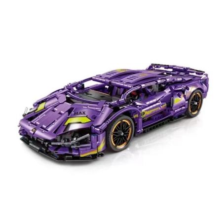 GBL KY1076 1076 non  SIÊU XE RAMBO MÀU TÍM QUYẾN RŨ 1:14 tỷ lệ 1:14 bộ đồ chơi xếp lắp ráp ghép mô hình  Kỹ Thuật Công Nghệ Cao Mô Hình Phương Tiện 1236 khối