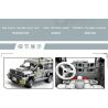 LEIBAO 8212 non  XE LÙI CYBER ?​TANK 300 tỷ lệ 1:24 bộ đồ chơi xếp lắp ráp ghép mô hình  Kỹ Thuật Công Nghệ Cao Mô Hình Phương Tiện 454 khối