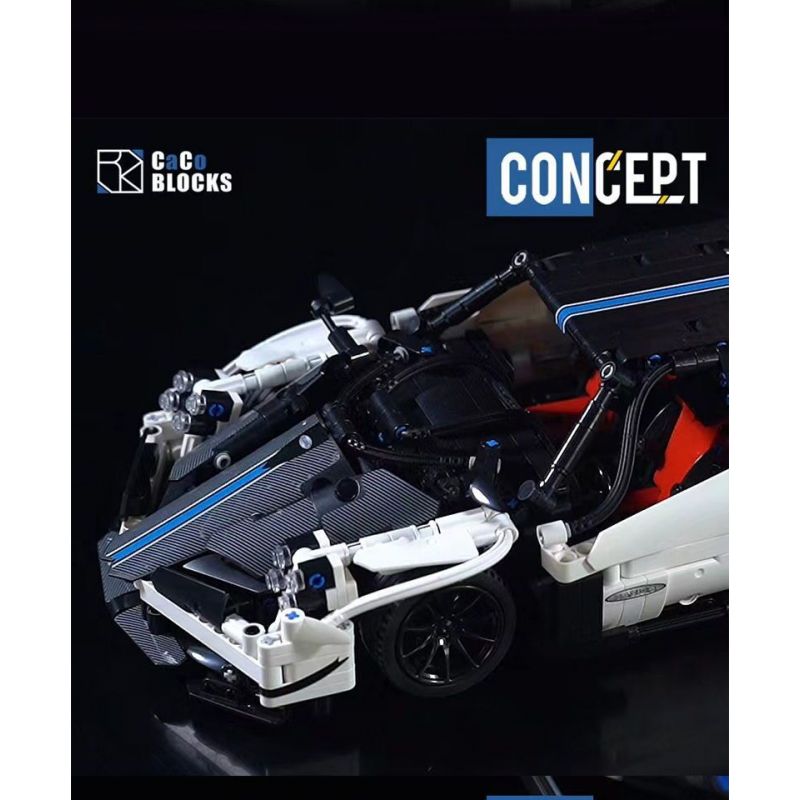 CACO C017 non  XE THỂ THAO PAGANI 1:14 tỷ lệ 1:14 bộ đồ chơi xếp lắp ráp ghép mô hình  Kỹ Thuật Công Nghệ Cao Mô Hình Phương Tiện 1443 khối