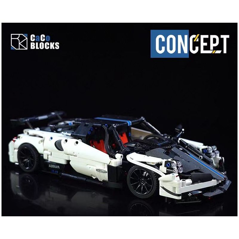 CACO C017 non  XE THỂ THAO PAGANI 1:14 tỷ lệ 1:14 bộ đồ chơi xếp lắp ráp ghép mô hình  Kỹ Thuật Công Nghệ Cao Mô Hình Phương Tiện 1443 khối