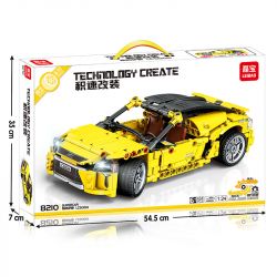 LEIBAO 8210 non  XE LÙI LEXUS tỷ lệ 1:24 bộ đồ chơi xếp lắp ráp ghép mô hình Creator Sáng Tạo 434 khối