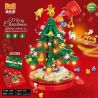 YONG LEXING 88036 non  CÂY GIÁNG SINH bộ đồ chơi xếp lắp ráp ghép mô hình Christmas 1124 khối
