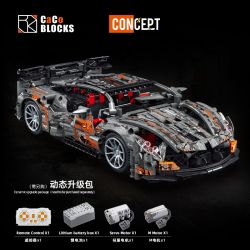 CACO C013 non  XE THỂ THAO MCLAREN 1:14 tỷ lệ 1:14 bộ đồ chơi xếp lắp ráp ghép mô hình  Kỹ Thuật Công Nghệ Cao Mô Hình Phương Tiện 1142 khối