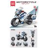 GAOMISI T1027-A 1027-A non  CẢNH SÁT XE MÁY bộ đồ chơi xếp lắp ráp ghép mô hình Motorcycle Motorbike Xe Hai Bánh 246 khối