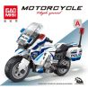 GAOMISI T1027-A 1027-A non  CẢNH SÁT XE MÁY bộ đồ chơi xếp lắp ráp ghép mô hình Motorcycle Motorbike Xe Hai Bánh 246 khối