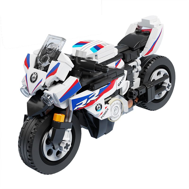 GAOMISI T1026-A 1026-A non Lego BMW RR bộ đồ chơi xếp lắp ráp ghép mô hình Motorcycle Motorbike Xe Hai Bánh 246 khối