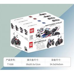 GAOMISI T1026-A 1026-A non  BMW RR bộ đồ chơi xếp lắp ráp ghép mô hình Motorcycle Motorbike Xe Hai Bánh 246 khối