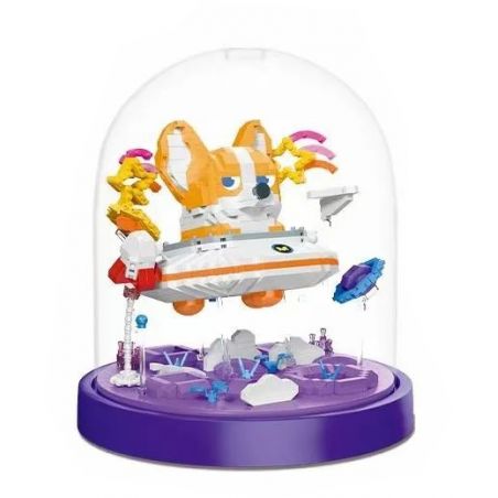 MOYU BLOCK MY97083 97083 non  CHÚ CHÓ BAY MOCO bộ đồ chơi xếp lắp ráp ghép mô hình Creator FAYGO MOCO Sáng Tạo 1232 khối