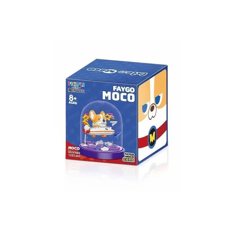 MOYU BLOCK MY97083 97083 non  CHÚ CHÓ BAY MOCO bộ đồ chơi xếp lắp ráp ghép mô hình Creator FAYGO MOCO Sáng Tạo 1232 khối