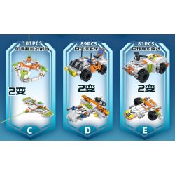 PanlosBrick 633087 Panlos Brick 633087 non  PHƯƠNG TIỆN VẬN CHUYỂN MẶT TRĂNG 8 TỔ HỢP bộ đồ chơi xếp lắp ráp ghép mô hình Creator LUNAR TRANSPORTER Sáng Tạo 702 khối