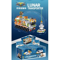 PanlosBrick 633087 Panlos Brick 633087 non  PHƯƠNG TIỆN VẬN CHUYỂN MẶT TRĂNG 8 TỔ HỢP bộ đồ chơi xếp lắp ráp ghép mô hình Creator LUNAR TRANSPORTER Sáng Tạo 702 khối